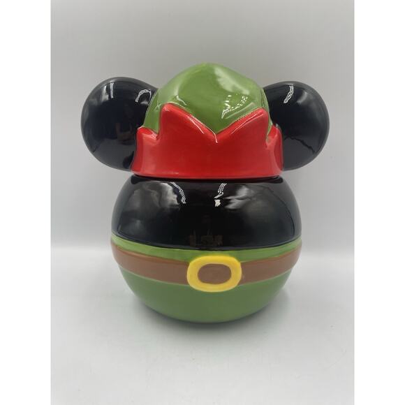 Disney Mickey Mouse Christmas Elf Canister/Cookie Jar 2025 NEW - FAST SHIPPING! - Picture 5 of 10